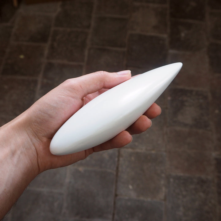 Abstract Sculpture S5 MDF White Paint Limited Edition 1/1 - bright stem