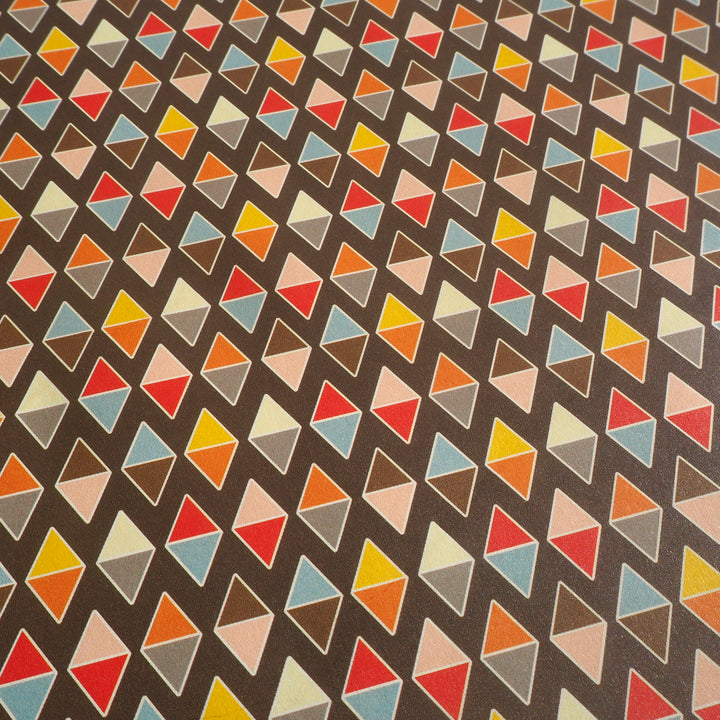 Recyclable Gift Wrapping Paper Christmas/Birthdays (6) Eco Mixed Sheets (folded) Geometric Patterns and Tags, Made in the UK