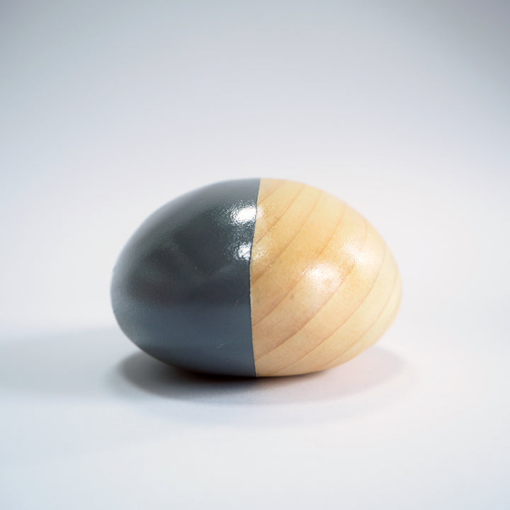 Abstract Sculpture S8.1 Pinewood with Grey Paint Limited Edition 1/1 - bright stem