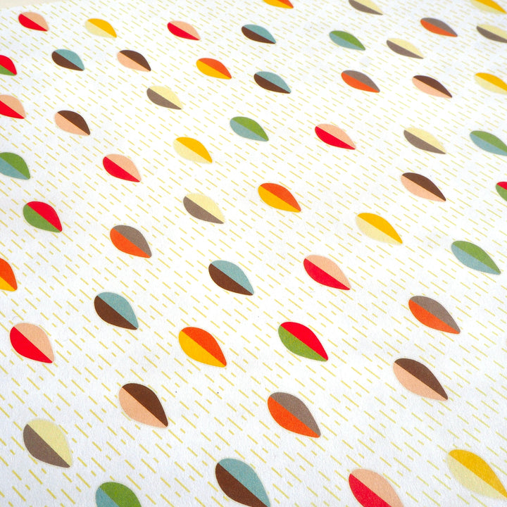 Recyclable Gift Wrapping Paper Featuring Multicoloured Geometric Abstract Pattern