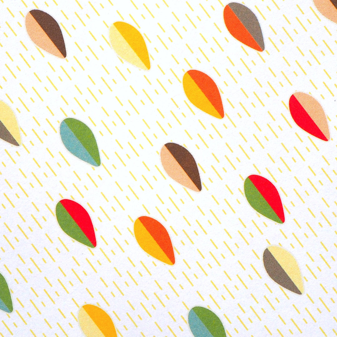 Recyclable Gift Wrapping Paper Featuring Multicoloured Geometric Abstract Pattern
