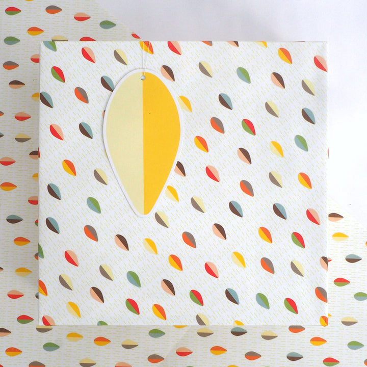 Recyclable Gift Wrapping Paper Featuring Multicoloured Geometric Abstract Pattern