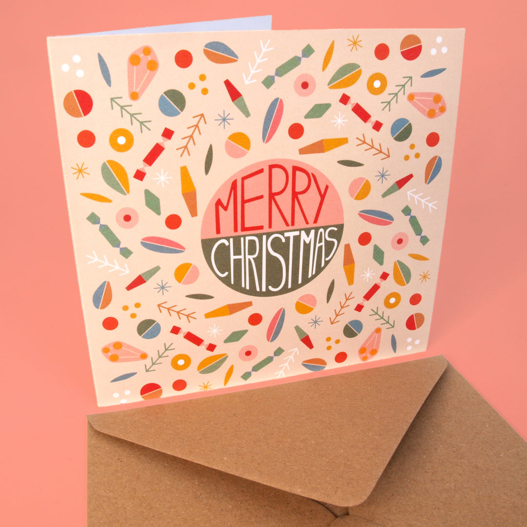 Christmas Cards and Envelopes (12) Multipack Vintage Style Designs Eco Friendly Recyclable