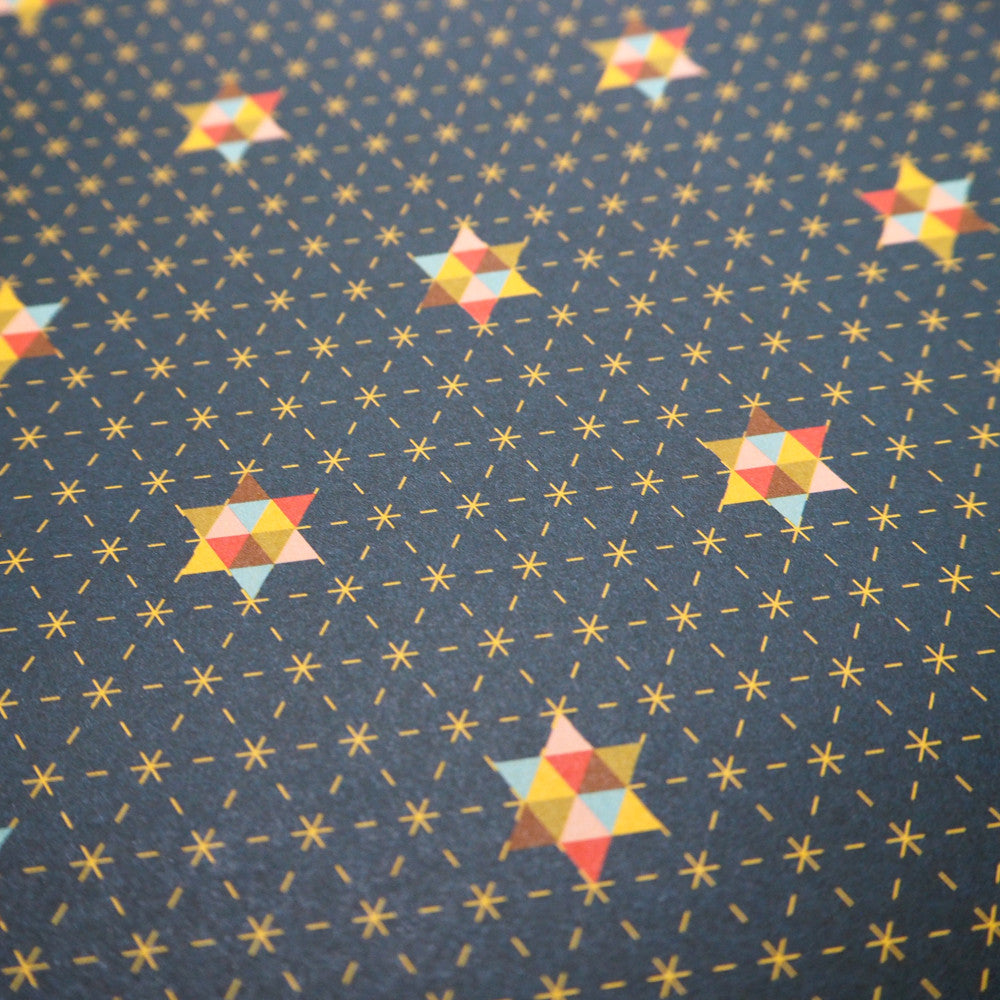 Bright Stem Recyclable Christmas Wrapping Paper Gift Wrap Folded (6) Sheets and Tags Mixed Pack - bright stem